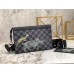 Louis Vuitton Gaston Wearable Wallet In Damier Graphite Canvas N64608 Louis Vuitton Gaston Wearable Wallet In Damier Graphite Canvas N64608