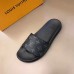 Louis Vuitton Waterfront Mules In Monogram Eclipse Canvas