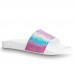 Louis Vuitton Waterfront Mules In Pink Iridescent Monogram
