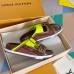 Louis Vuitton LV Trainer Mules In Brown Suede Leather