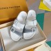 Louis Vuitton LV Trainer Mules In White Leather