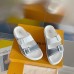 Louis Vuitton LV Trainer Mules In White Leather