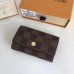 Louis Vuitton 6 Key Holder In Damier Ebene Canvas N62630 Louis Vuitton 6 Key Holder In Damier Ebene Canvas N62630