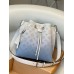 Louis Vuitton Muria Bag In Gradient Blue Mahina Leather M57853 Louis Vuitton Muria Bag In Gradient Blue Mahina Leather M57853