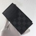 Louis Vuitton Coin Card Holder In Damier Graphite Canvas N64038