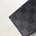 Louis Vuitton Coin Card Holder In Damier Graphite Canvas N64038