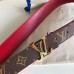 Louis Vuitton LV Initiales 30MM Reversible Belt In Monogram Canvas M0218W Louis Vuitton LV Initiales 30MM Reversible Belt In Monogram Canvas M0218W