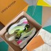 Louis Vuitton Women's Run 55 Sneakers In Yellow Materials Louis Vuitton Women's Run 55 Sneakers In Yellow Materials
