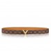 Louis Vuitton Essential V 30MM Belt In Damier Ebene Canvas M9020V Louis Vuitton Essential V 30MM Belt In Damier Ebene Canvas M9020V