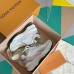 Louis Vuitton Women's Run 55 Sneakers In White Materials Louis Vuitton Women's Run 55 Sneakers In White Materials