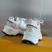 Louis Vuitton Women's Run 55 Sneakers In White Materials Louis Vuitton Women's Run 55 Sneakers In White Materials