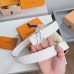 Louis Vuitton LV Aerogram 35mm Reversible Belt M0454S