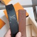 Louis Vuitton LV Pyramide 40mm Reversible Belt M9346S