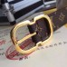 Louis Vuitton Mini 25MM Belt In Monogram Canvas M9584W