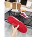 Louis Vuitton And Nike Air Force 1 Sneakers In Red/White Louis Vuitton And Nike Air Force 1 Sneakers In Red/White