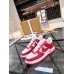 Louis Vuitton And Nike Air Force 1 Sneakers In Red/White Louis Vuitton And Nike Air Force 1 Sneakers In Red/White