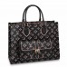 Louis Vuitton OnTheGo MM Bag In Black Monogram Canvas M46154 Louis Vuitton OnTheGo MM Bag In Black Monogram Canvas M46154