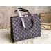 Louis Vuitton OnTheGo MM Bag In Black Monogram Canvas M46154 Louis Vuitton OnTheGo MM Bag In Black Monogram Canvas M46154