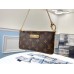 Louis Vuitton Milla Clutch MM Bag In Monogram Canvas M60094