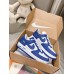 Louis Vuitton And Nike Air Force 1 Sneakers In Blue/White Louis Vuitton And Nike Air Force 1 Sneakers In Blue/White