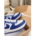 Louis Vuitton And Nike Air Force 1 Sneakers In Blue/White Louis Vuitton And Nike Air Force 1 Sneakers In Blue/White