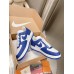 Louis Vuitton And Nike Air Force 1 Sneakers In Blue/White Louis Vuitton And Nike Air Force 1 Sneakers In Blue/White