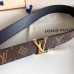 Louis Vuitton LV Initiales 30MM Reversible Belt In Monogram Canvas M9453T Louis Vuitton LV Initiales 30MM Reversible Belt In Monogram Canvas M9453T