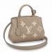 Louis Vuitton Montaigne BB Bag In Bicolor Empreinte Leather M45489 Louis Vuitton Montaigne BB Bag In Bicolor Empreinte Leather M45489