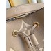 Louis Vuitton NeoNoe MM Bag In Bicolor Empreinte Leather M45555 Louis Vuitton NeoNoe MM Bag In Bicolor Empreinte Leather M45555