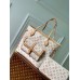 Louis Vuitton Neverfull MM Bag In Beige Monogram Canvas M20921