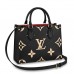 Louis Vuitton Onthego PM Bag In Bicolor Monogram Empreinte Leather M45659
