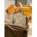 Louis Vuitton Petit Palais Bag In Bicolor Monogram Empreinte Leather M58914 Louis Vuitton Petit Palais Bag In Bicolor Monogram Empreinte Leather M58914