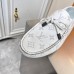 Louis Vuitton LV Driver Moccasin In White Monogram Canvas