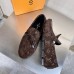 Louis Vuitton LV Driver Moccasin In Brown Monogram Suede Leather Louis Vuitton LV Driver Moccasin In Brown Monogram Suede Leather