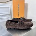 Louis Vuitton LV Driver Moccasin In Brown Monogram Suede Leather Louis Vuitton LV Driver Moccasin In Brown Monogram Suede Leather