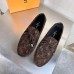 Louis Vuitton LV Driver Moccasin In Brown Monogram Suede Leather Louis Vuitton LV Driver Moccasin In Brown Monogram Suede Leather
