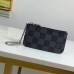 Louis Vuitton Pochette Cle In Damier Graphite Canvas N60155 Louis Vuitton Pochette Cle In Damier Graphite Canvas N60155
