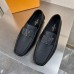 Louis Vuitton Monte Carlo Moccasin In Black Grained Leather