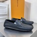 Louis Vuitton Monte Carlo Moccasin In Black Grained Leather
