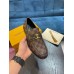 Louis Vuitton Major Loafers In Damier Ebene Canvas