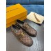 Louis Vuitton Major Loafers In Damier Ebene Canvas