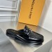 Louis Vuitton Major Open-back Loafers In Black Leather Louis Vuitton Major Open-back Loafers In Black Leather