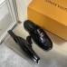 Louis Vuitton Major Open-back Loafers In Black Leather Louis Vuitton Major Open-back Loafers In Black Leather