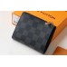 Louis Vuitton Multiple Card Holder In Damier Graphite Canvas N60451 Louis Vuitton Multiple Card Holder In Damier Graphite Canvas N60451