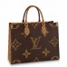 Louis Vuitton OnTheGo MM Bag In Giant Monogram Reverse Canvas M45321 Louis Vuitton OnTheGo MM Bag In Giant Monogram Reverse Canvas M45321