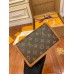 Louis Vuitton Dauphine Chain Wallet In Monogram Reverse Canvas M68746 Louis Vuitton Dauphine Chain Wallet In Monogram Reverse Canvas M68746