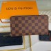 Louis Vuitton Zippy Wallet In Damier Ebene Canvas N60046 Louis Vuitton Zippy Wallet In Damier Ebene Canvas N60046