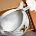 Louis Vuitton New Wave Bum Bag In White Leather M53861 Louis Vuitton New Wave Bum Bag In White Leather M53861