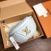 Louis Vuitton New Wave Bum Bag In White Leather M53861 Louis Vuitton New Wave Bum Bag In White Leather M53861