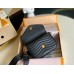 Louis Vuitton New Wave Multi-Pochette Bag In Black Leather M56461
